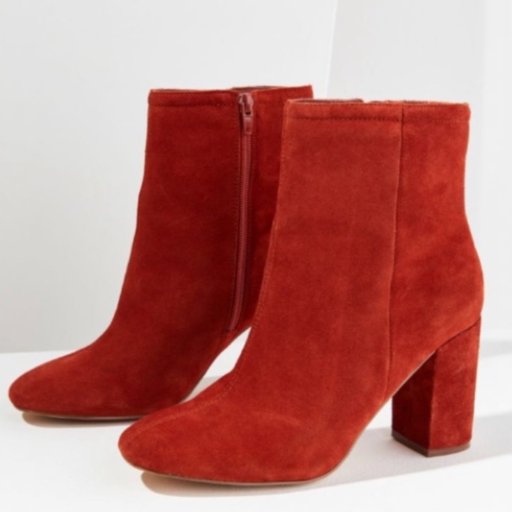 Urban Outfitters Dark Red Booties